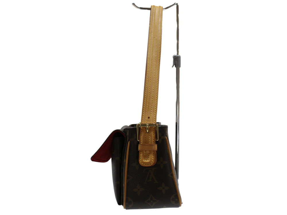 Louis Vuitton Canvas Monogram CITE LV Bag Brown VIVA Hobo Brown